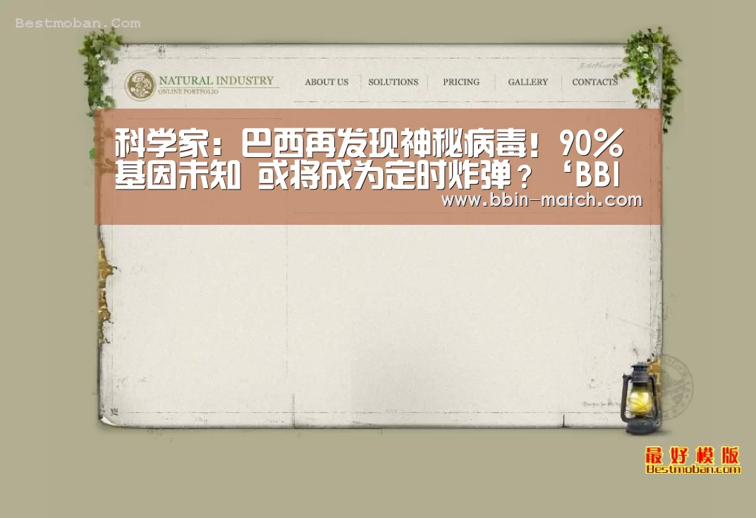 科学家:巴西再发现神秘病毒!90%基因未知 或将成为定时炸弹?‘BBIN体育’(图1) BBIN篮球